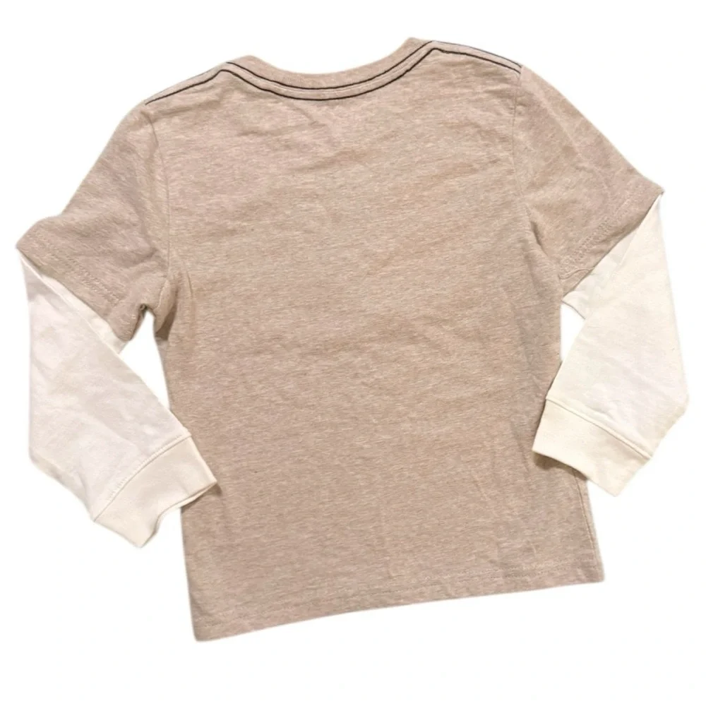 Gymboree 4T Squirrel Acorn Embroidered Long Sleeve Tee Deadstock NWT